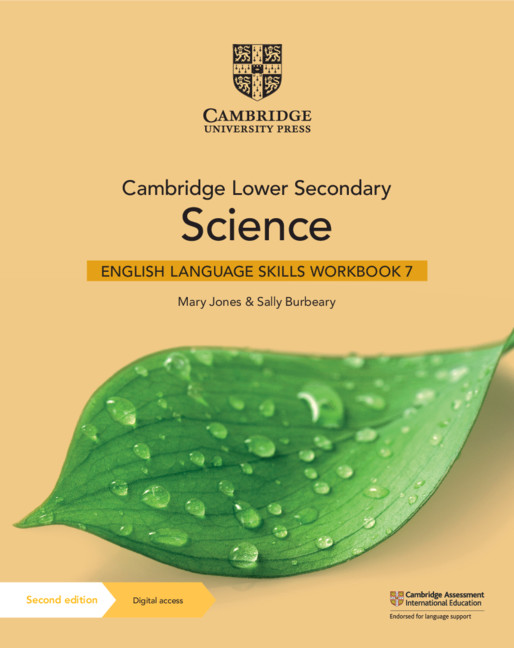 NEW Cambridge Lower Secondary Science English Language Skills Workbook Stage 7